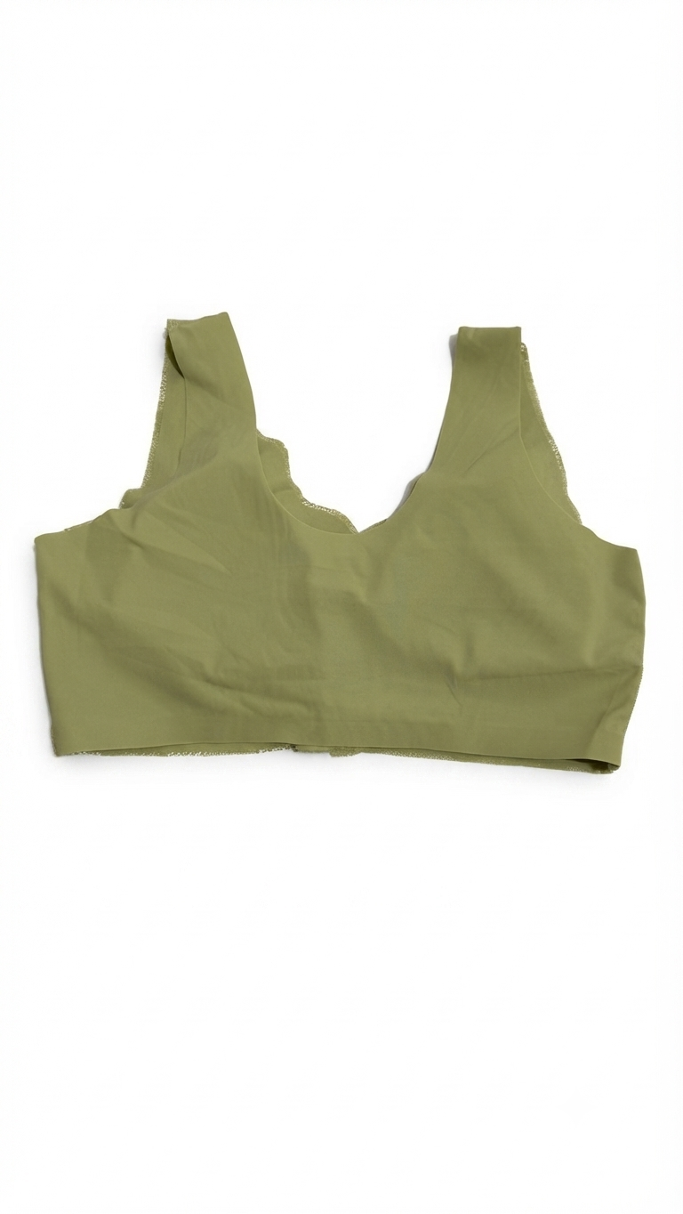 Women's Front Button Floral Lace Wire-Free Bra | Velvi Wear