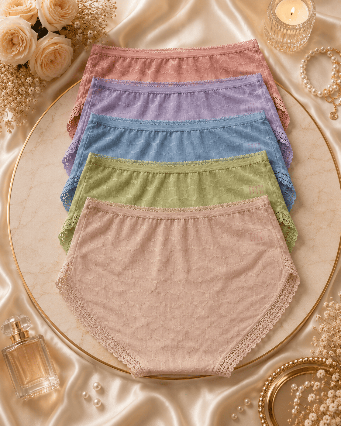 Women’s Lace & Mesh Briefs | Comfortable Everyday Underwear