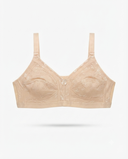 Women’s Full Coverage Lace Bra | Cotton Comfortable Everyday Bra