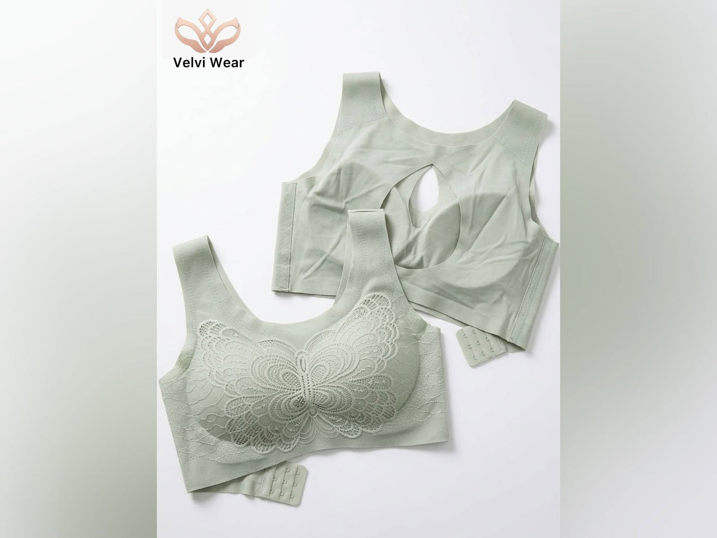 Lace Detail Comfort Bra for Women | Velvi Wears