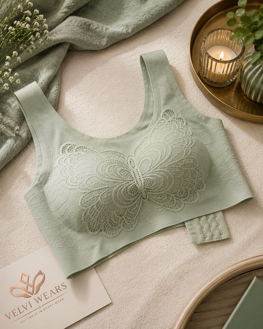 Lace Comfort Bra | Velvi Wear