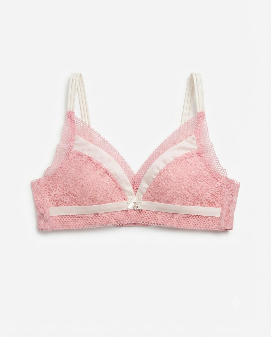 Women’s Lace Wire-Free Bralette | Comfortable Everyday Bra