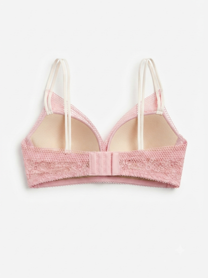 Women’s Lace Wire-Free Bralette | Comfortable Everyday Bra