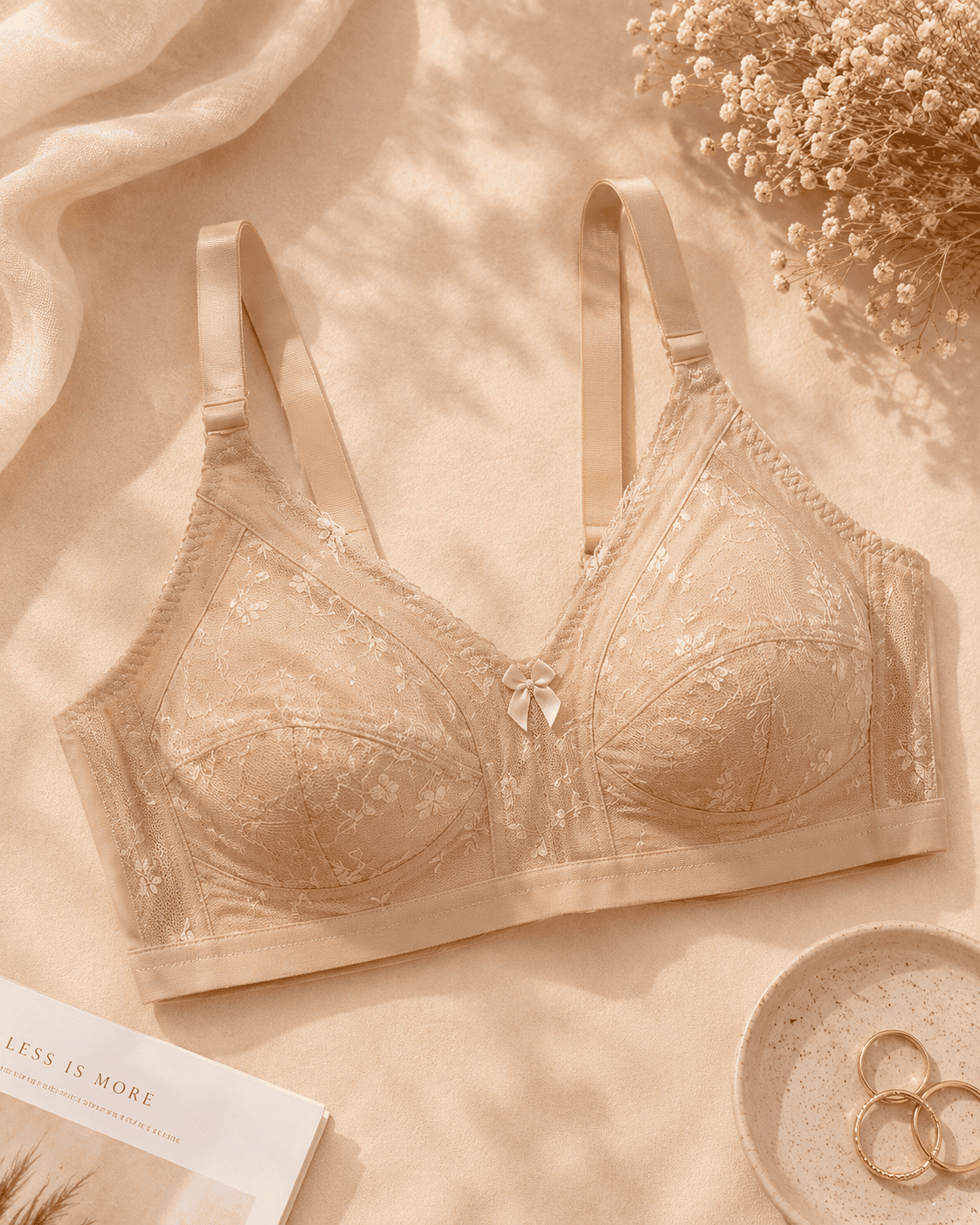 Full Coverage Lace Bra-Velvi Wears