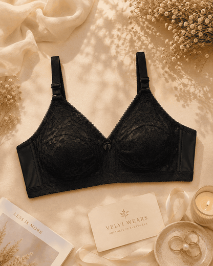 Full Coverage Lace Bra-Velvi Wears