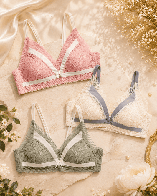 Lace Wire-Free Bralette | Velvi Wears