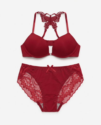 Butterfly Lace Lingerie Set | Velvi Wears