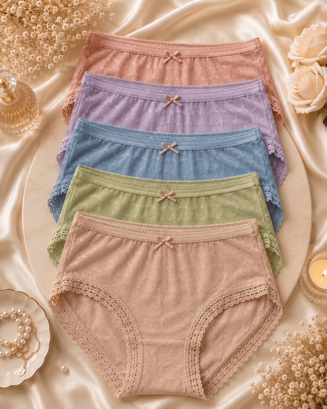 Women’s Lace & Mesh Briefs | Comfortable Everyday Underwear