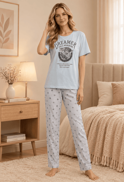 Dreamer 2-Piece Night Suit | Velvi Wears