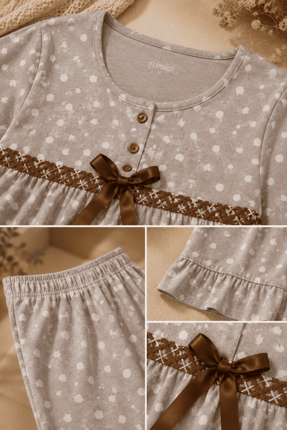 Soft Printed Night Suit | Velvi Wears
