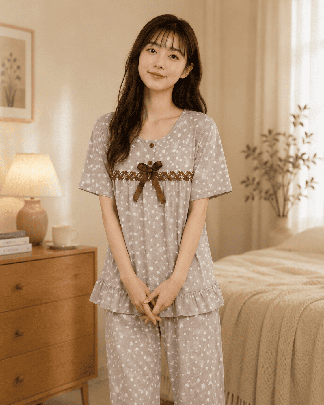 Soft Printed Night Suit | Velvi Wears
